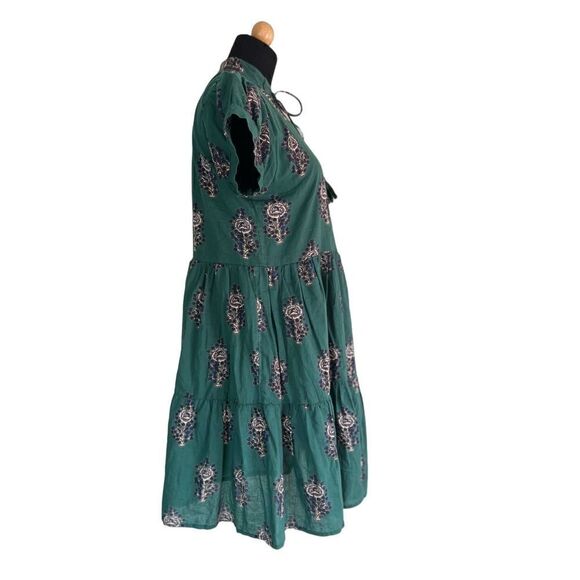 PERRY WALKER COLLECTIVE GREEN DRESS SIZE 2 - Picture 9 of 11